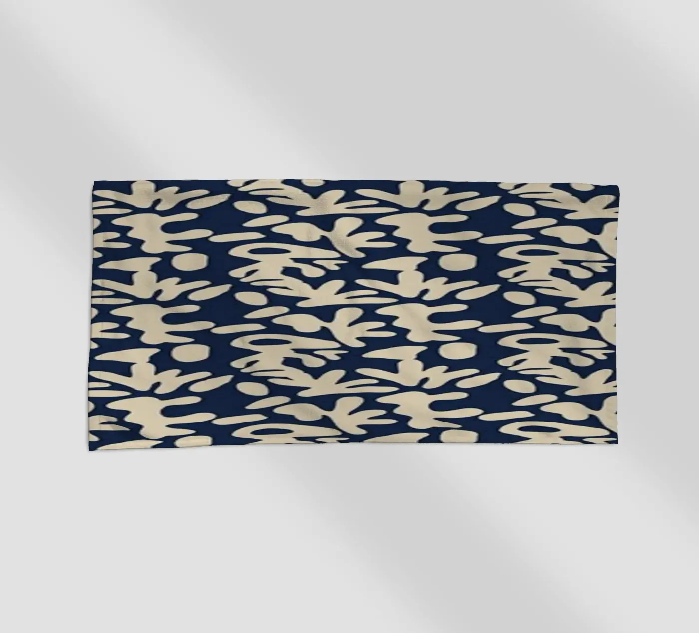 Coral Pattern beach towel by Little Dean
