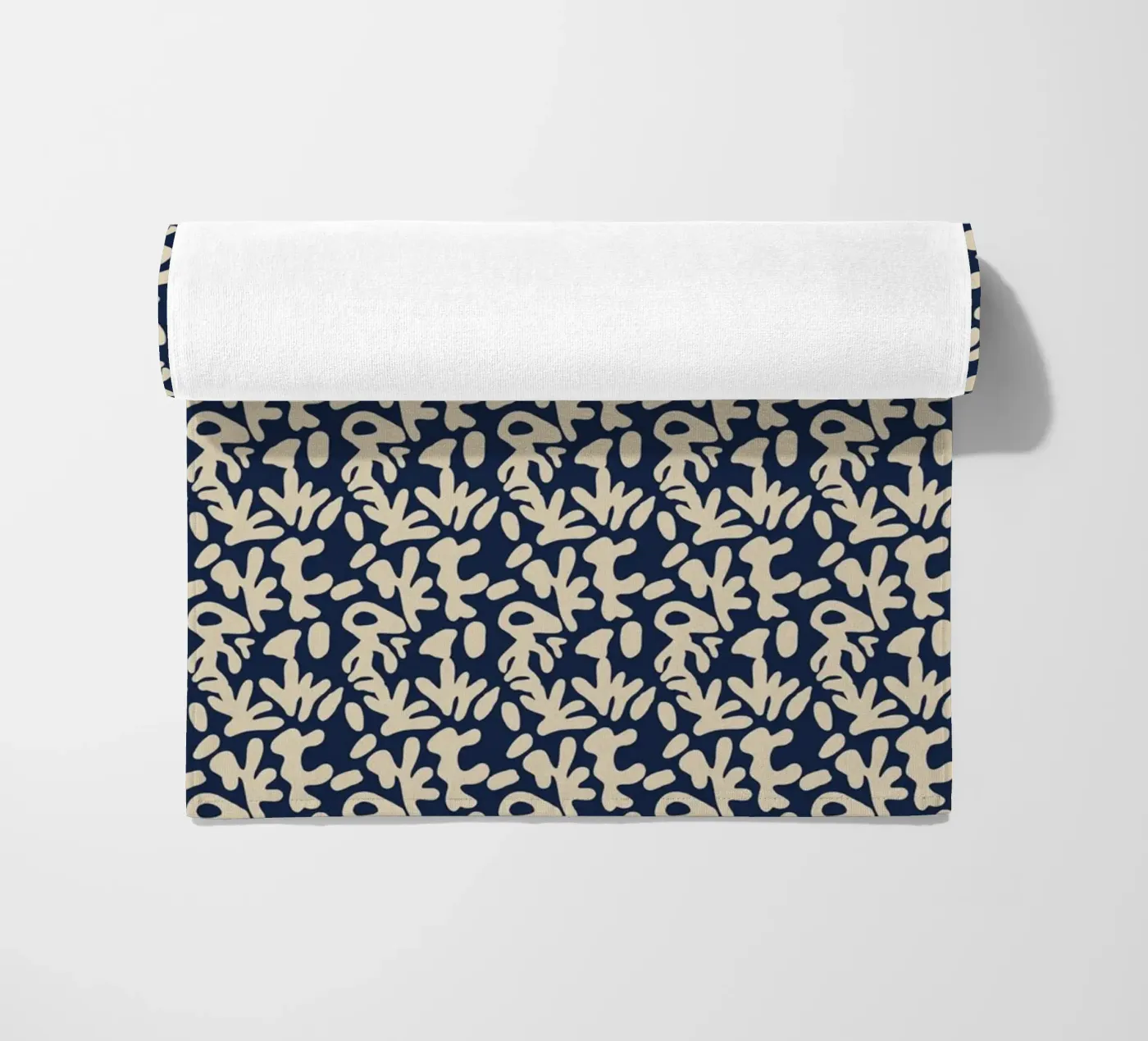 Coral Pattern beach towel by Little Dean