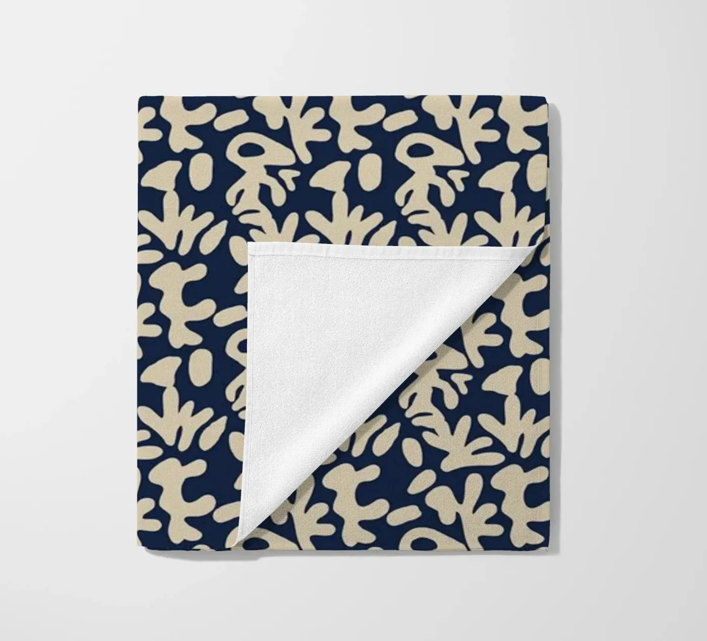 Coral Pattern beach towel by Little Dean
