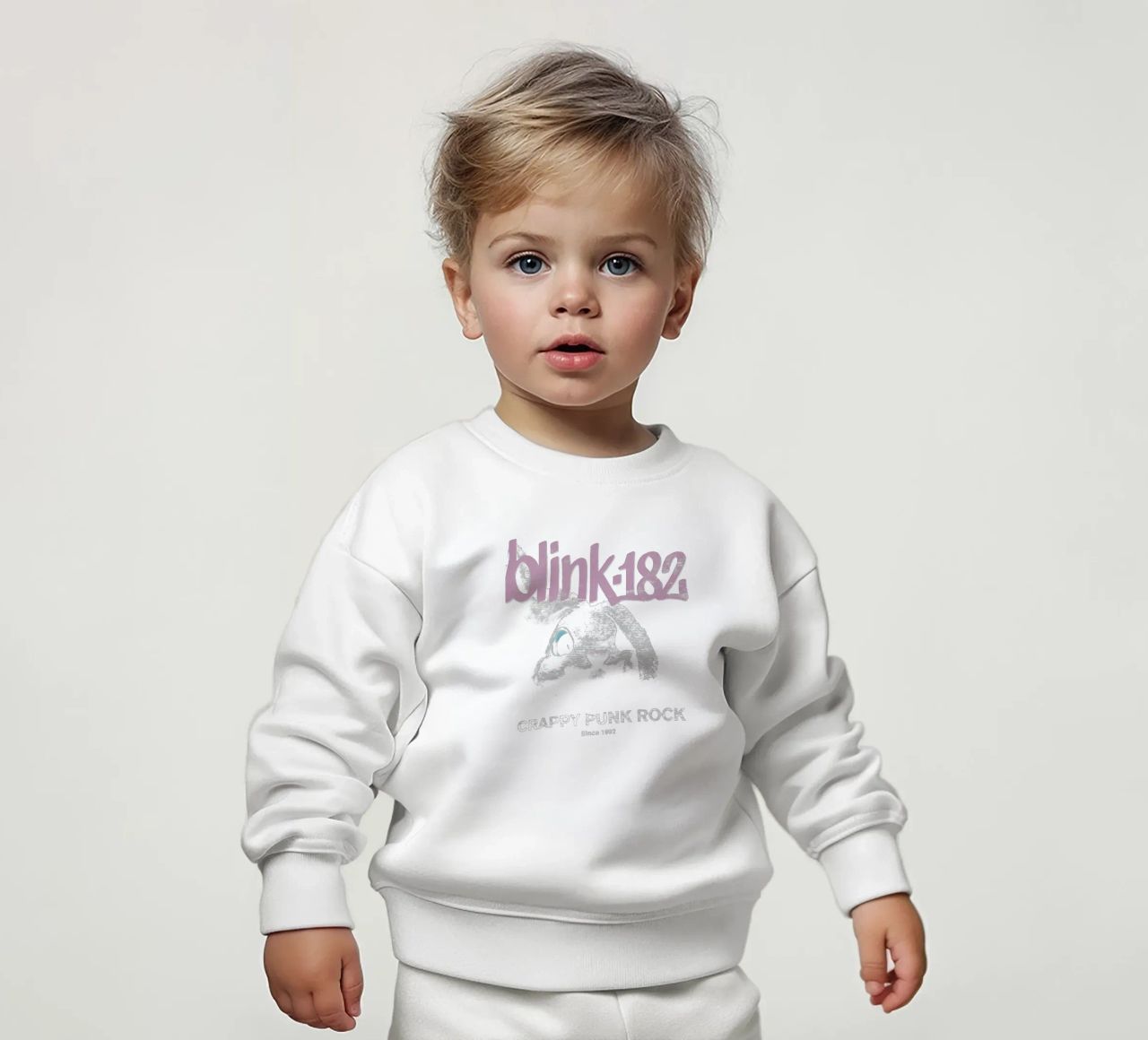 Blink 182, coniglietto punk rock di merda felpa neonato da Curtishop