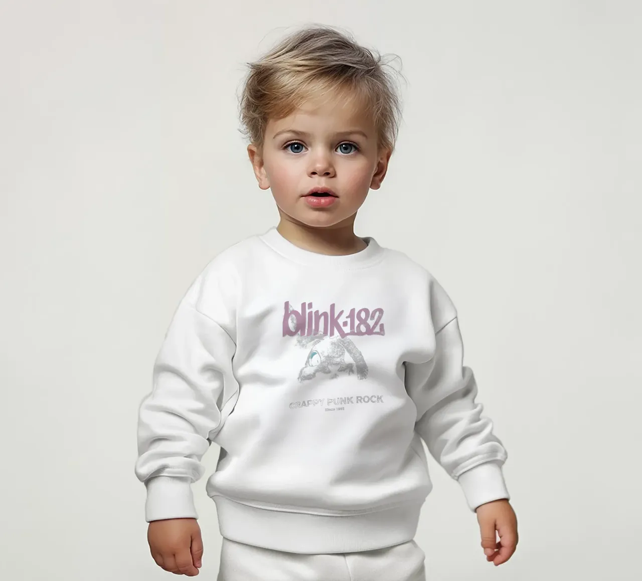 Blink 182, coniglietto punk rock di merda felpa neonato da Curtishop
