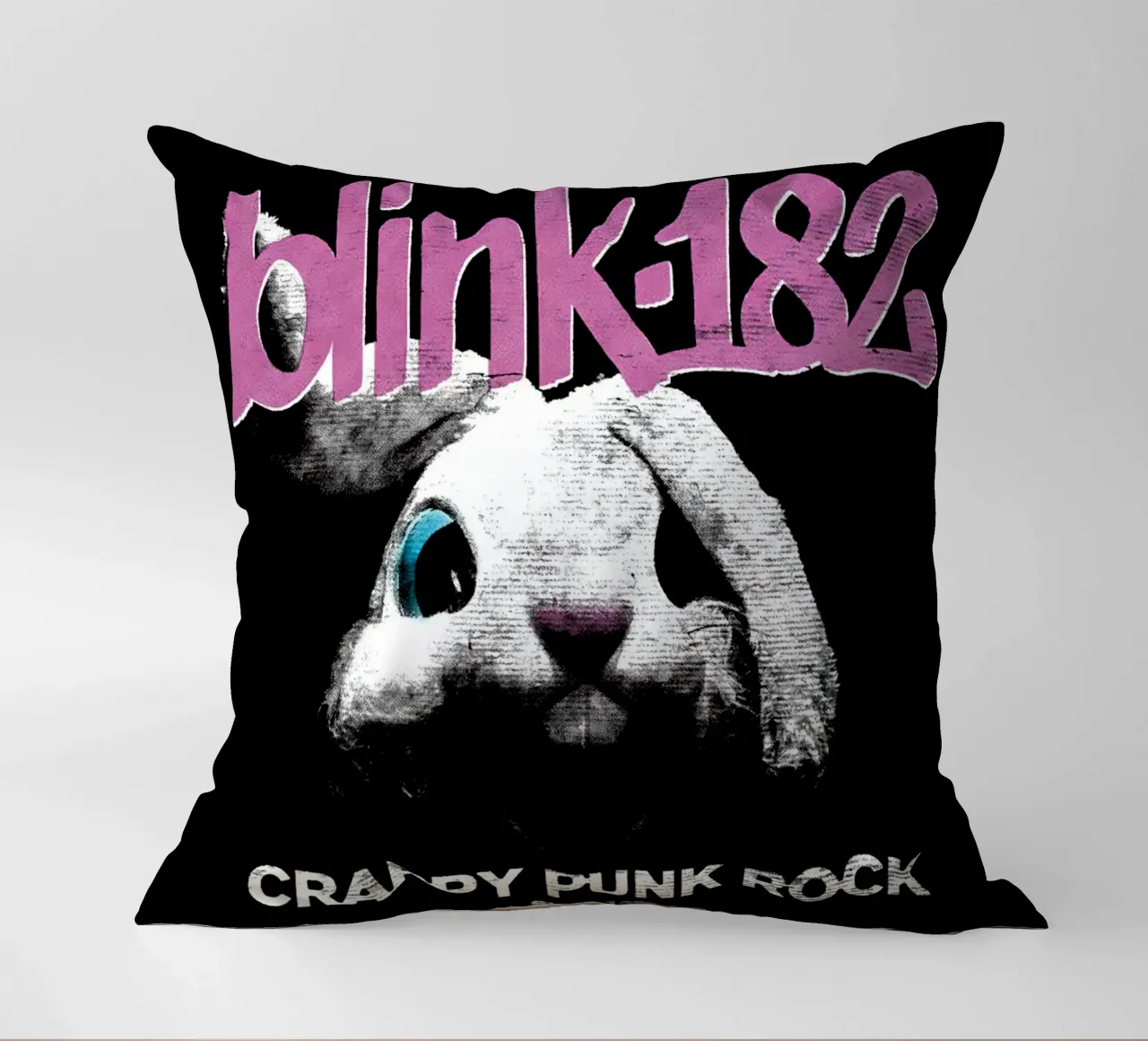 Blink 182, coniglietto punk rock di merda cuscino da Curtishop
