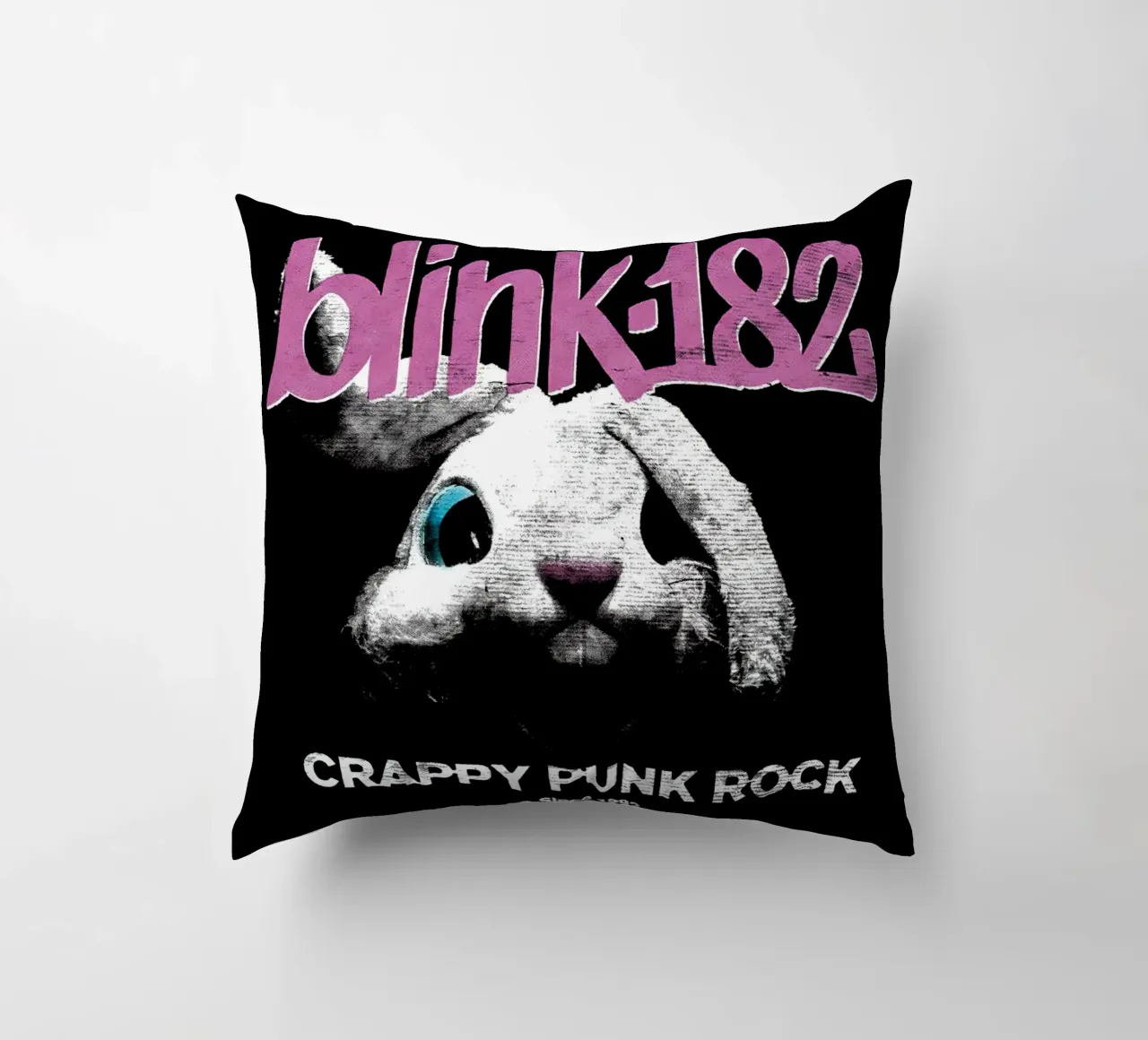 Blink 182, coniglietto punk rock di merda cuscino da Curtishop
