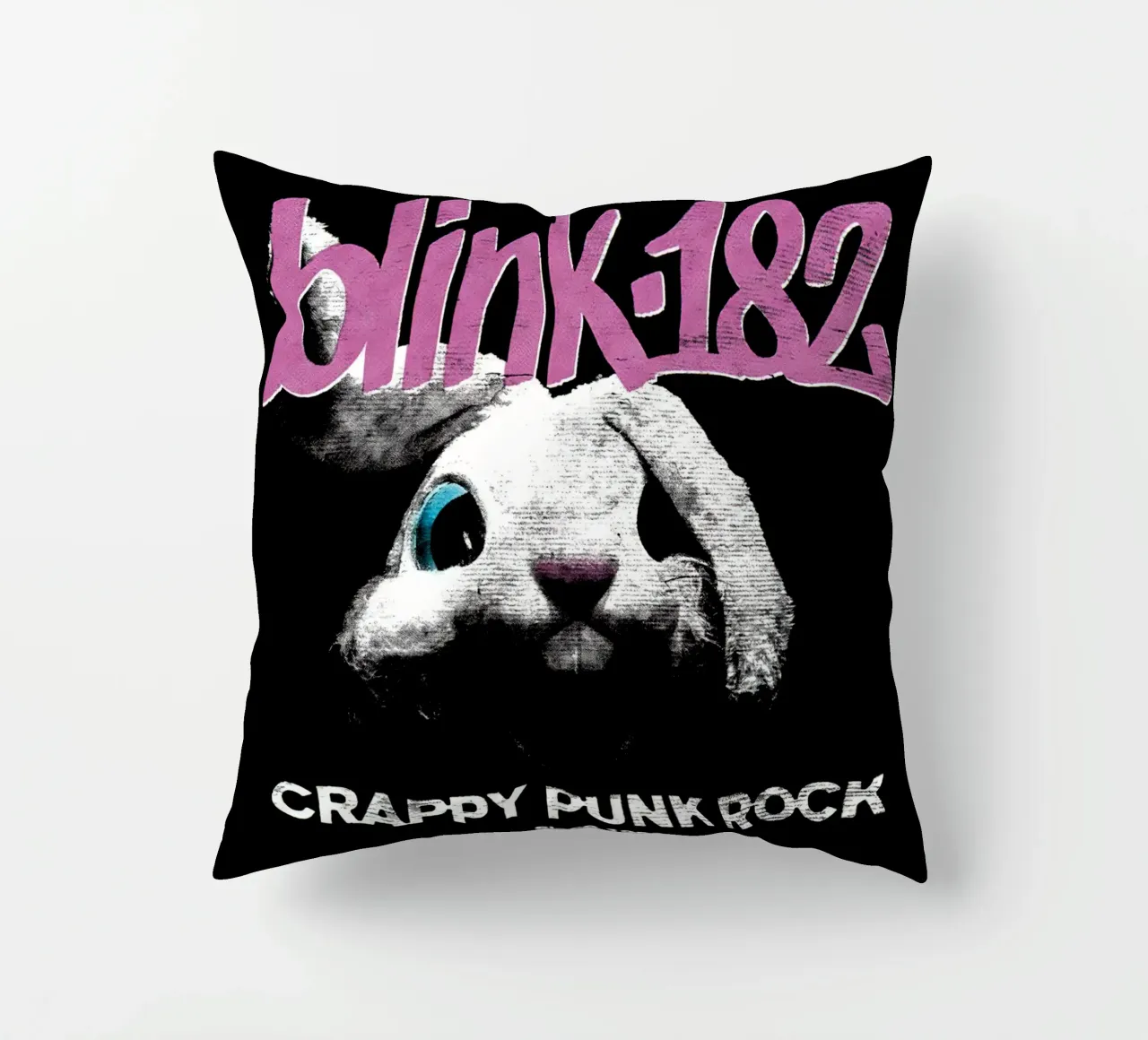Blink 182, coniglietto punk rock di merda cuscino da Curtishop