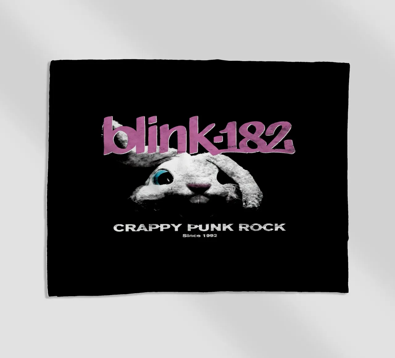 Blink 182, coniglietto punk rock di merda telo mare da Curtishop