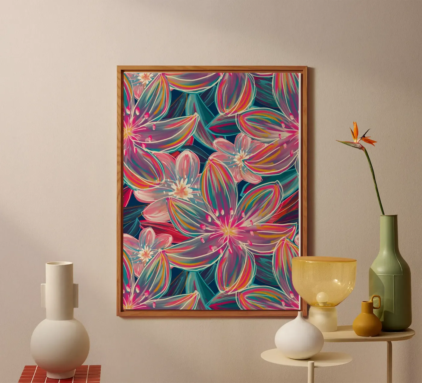 Fluo Bloom pannello forex da DesigndN