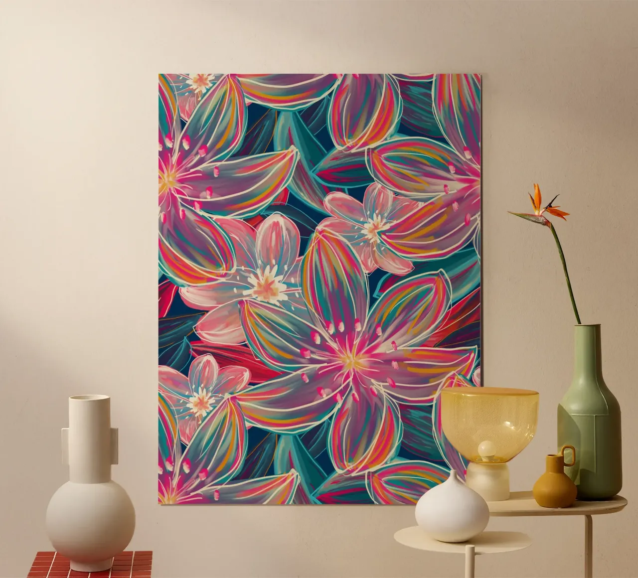 Fluo Bloom poster da DesigndN