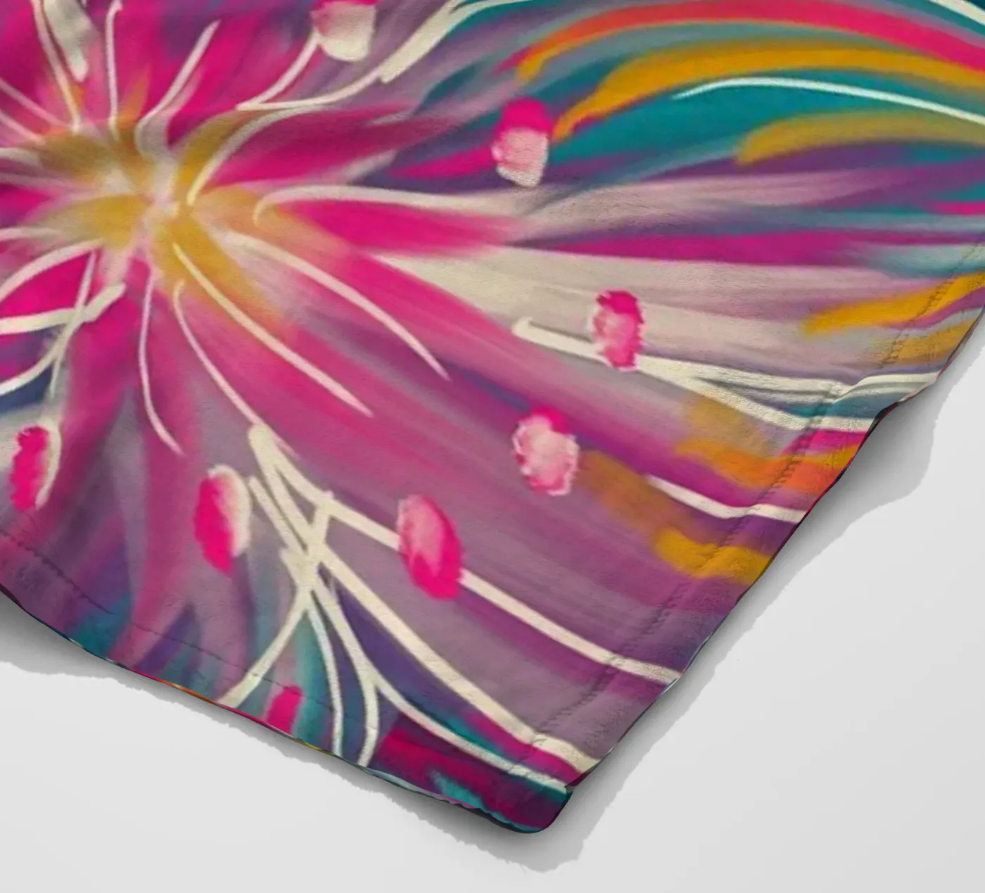 Fluo Bloom fleecedeken van DesigndN