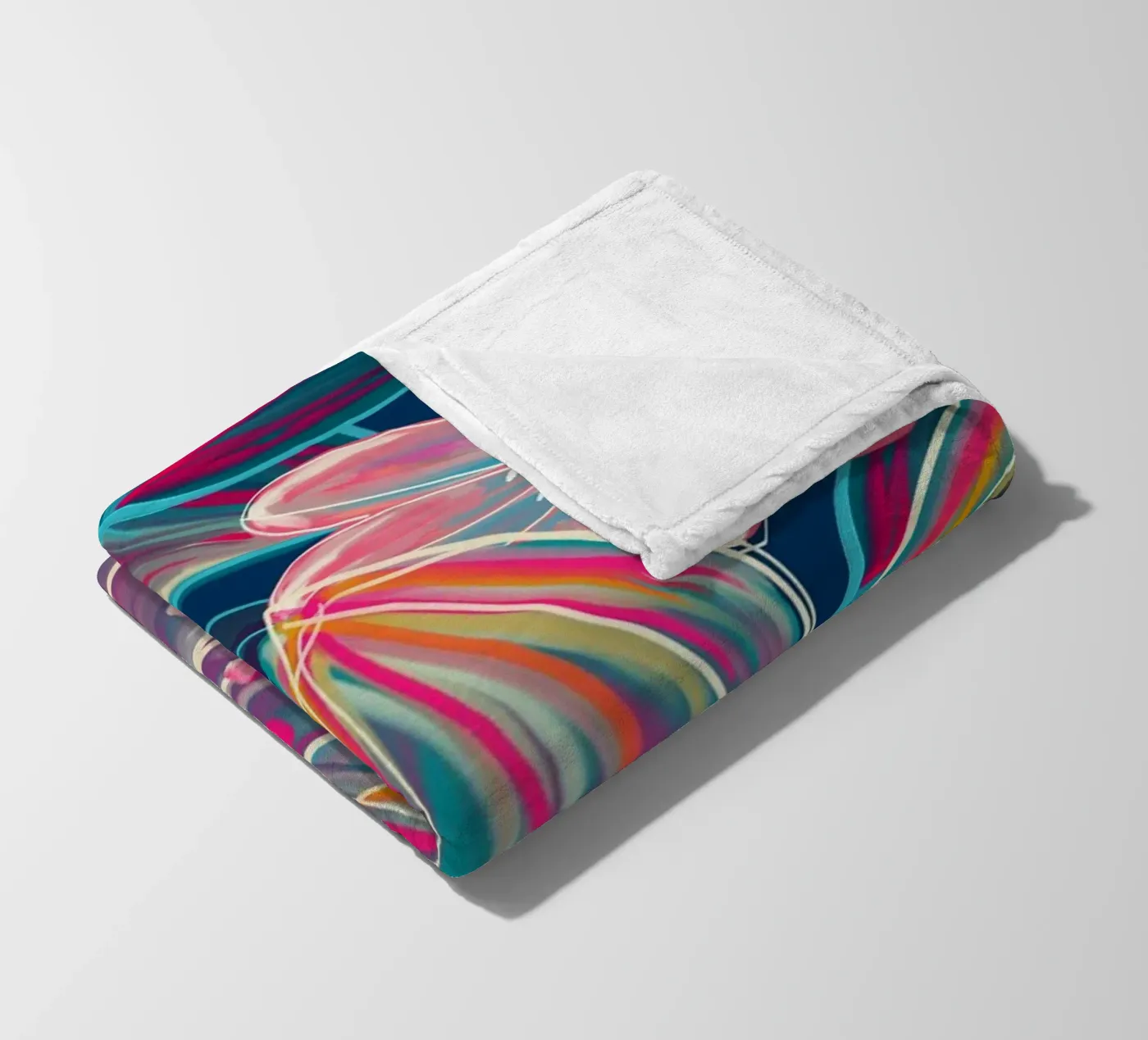 Fluo Bloom fleecedeken van DesigndN