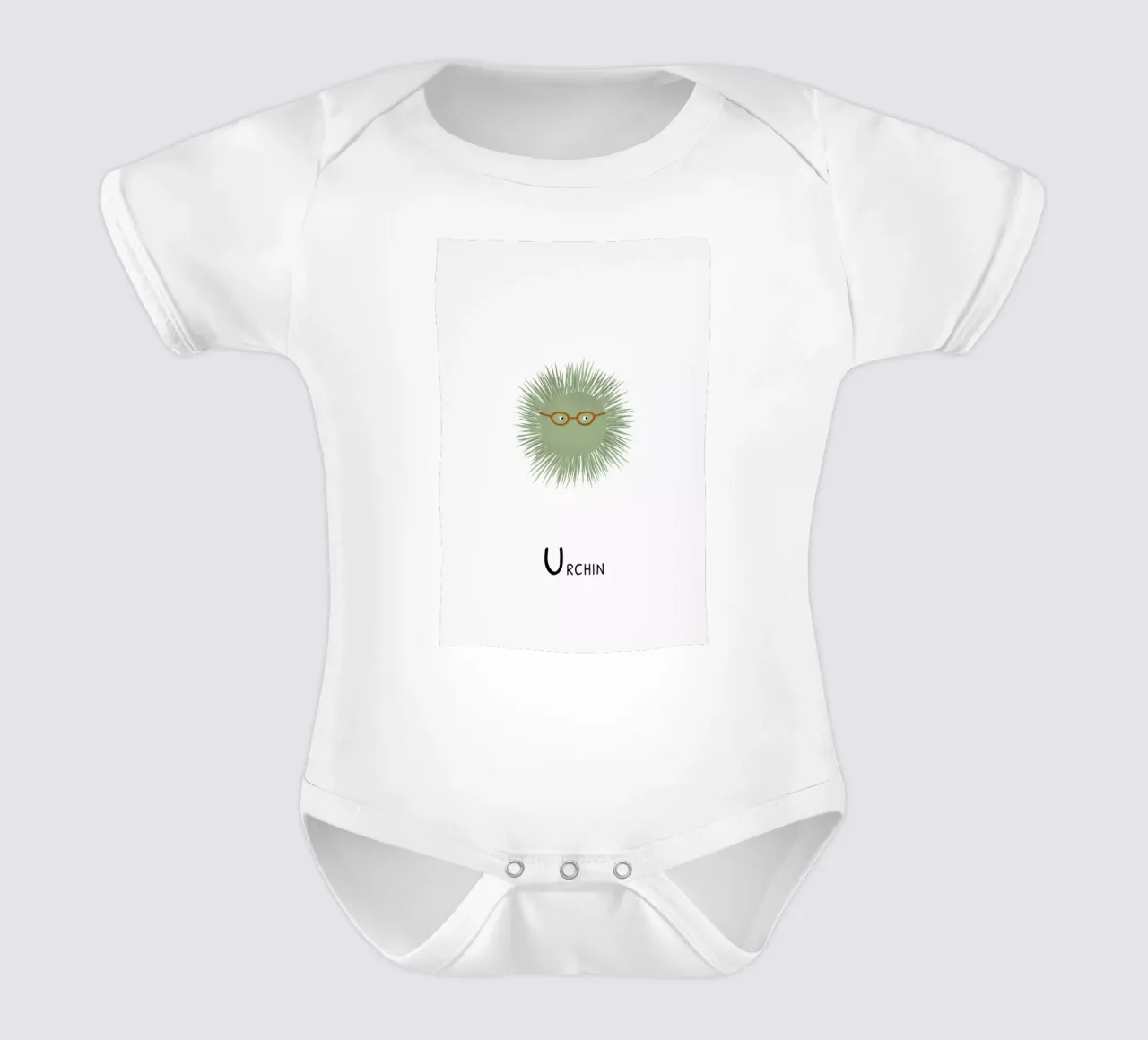 Urchin body neonato maniche corte da Little Flourishes