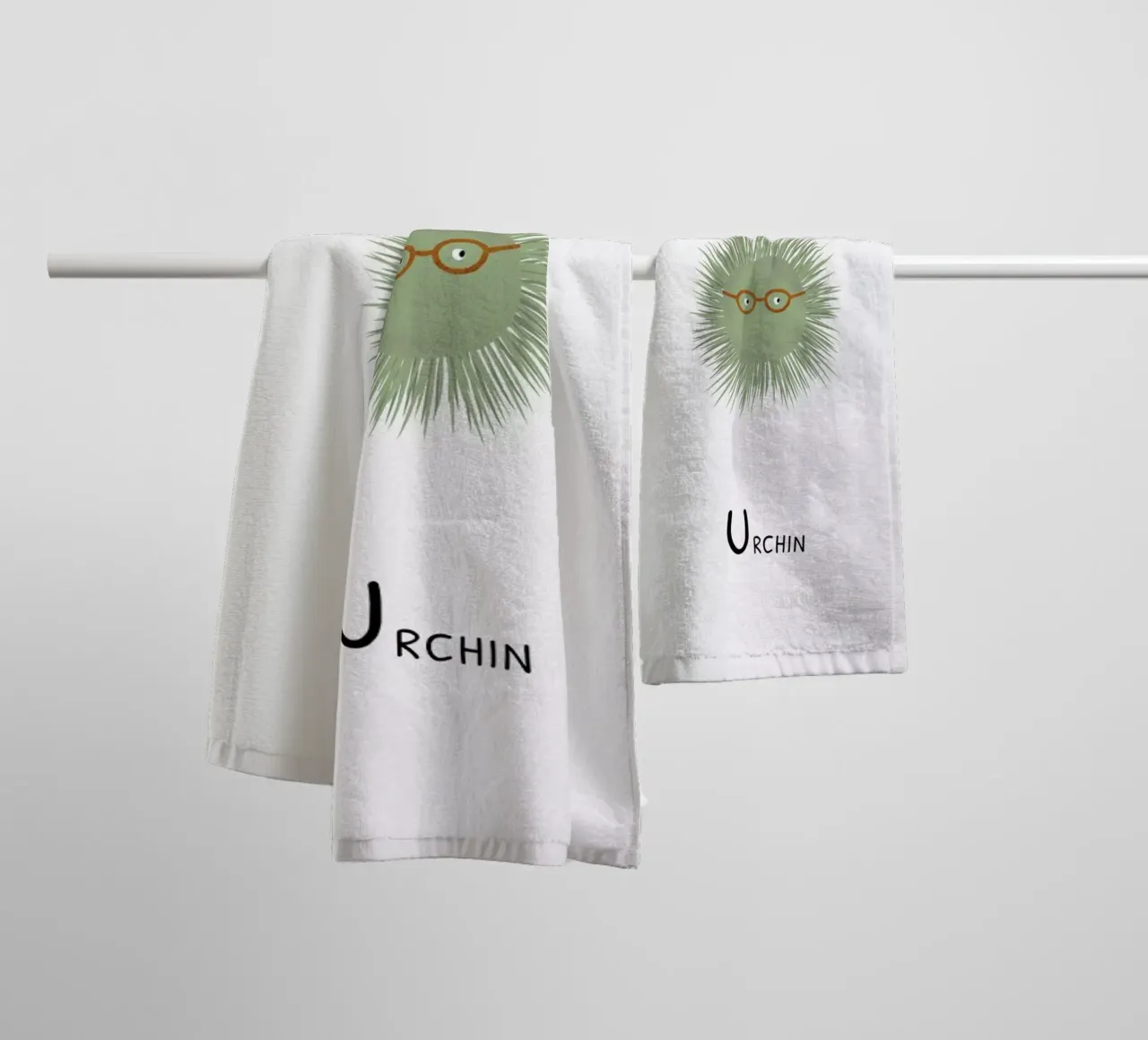 Urchin asciugamano da bagno da Little Flourishes