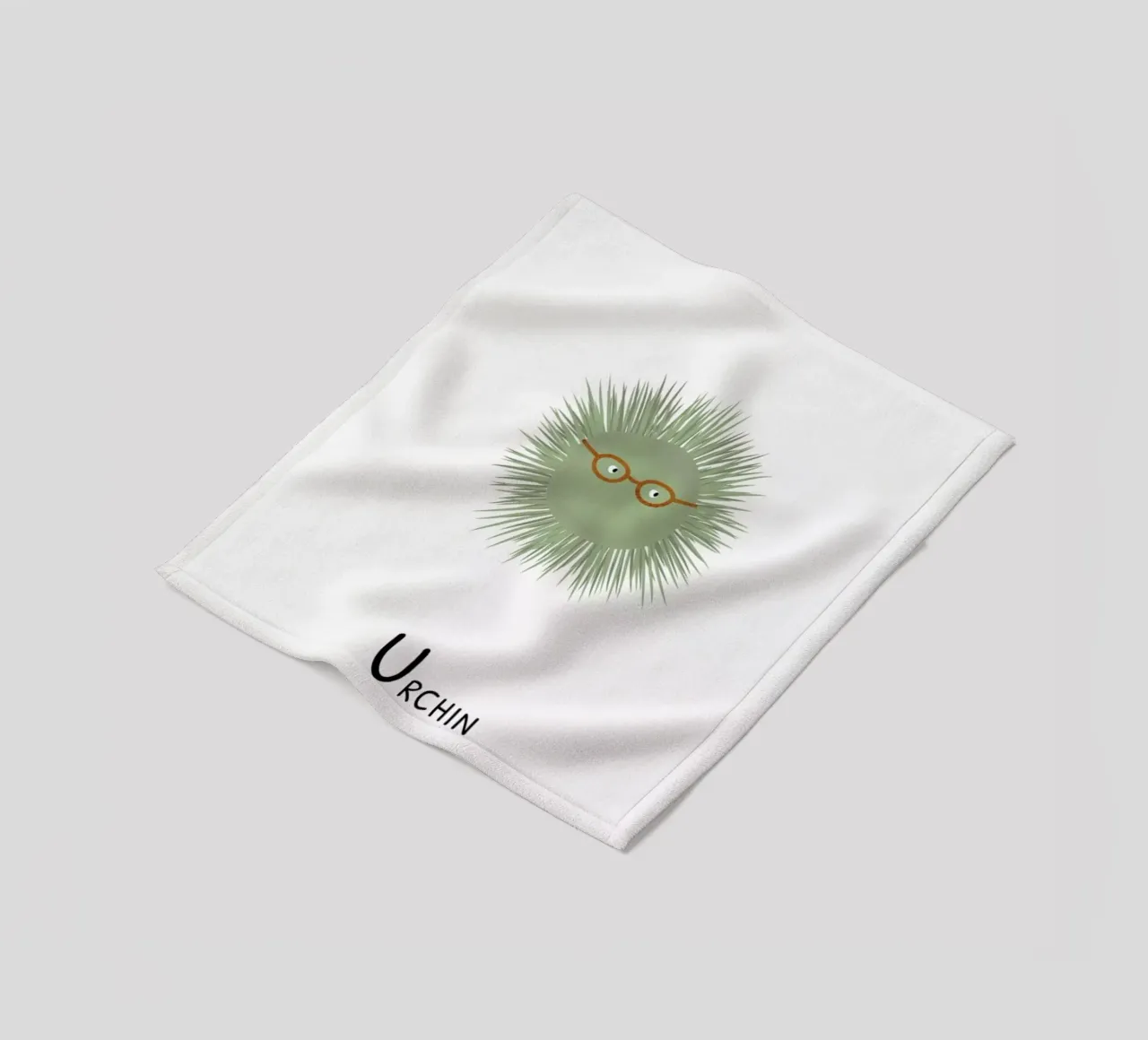 Urchin fleece blanket by Little Flourishes