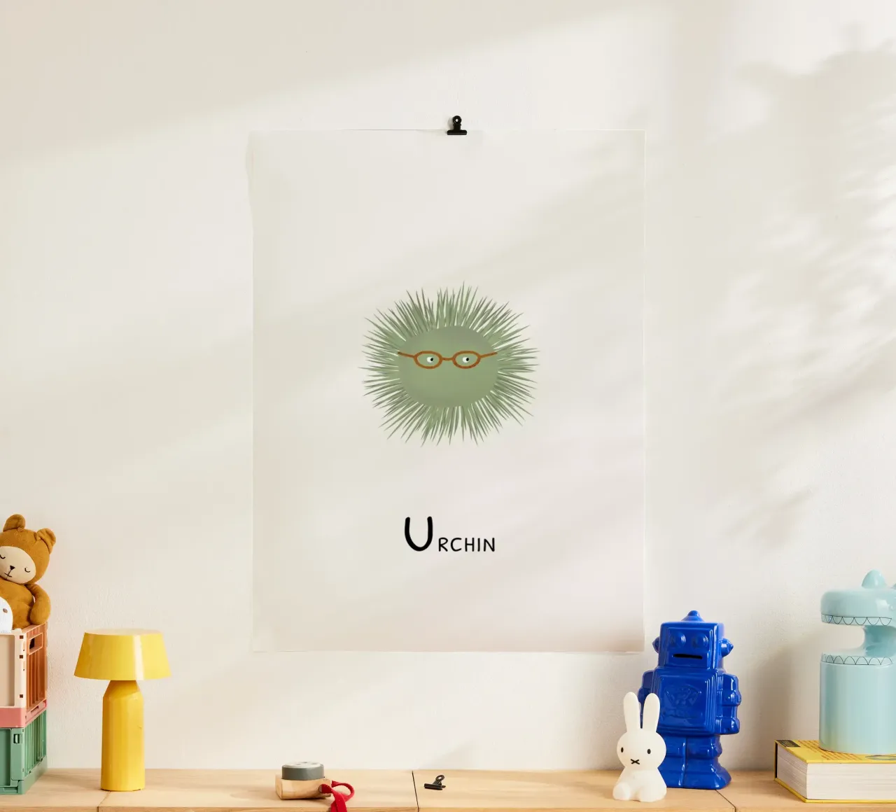 Urchin poster da Little Flourishes