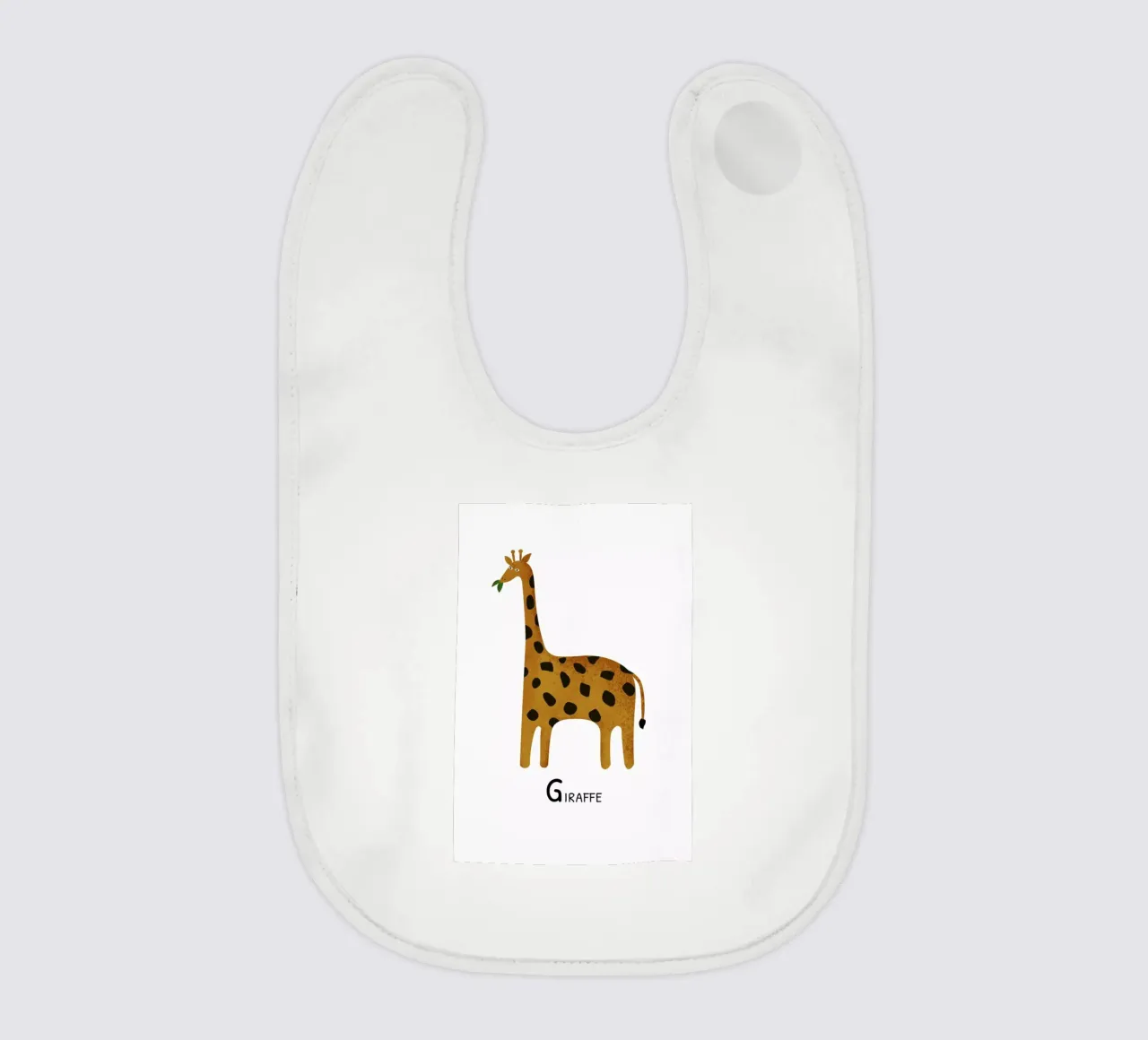 Giraffe bavaglino da Little Flourishes