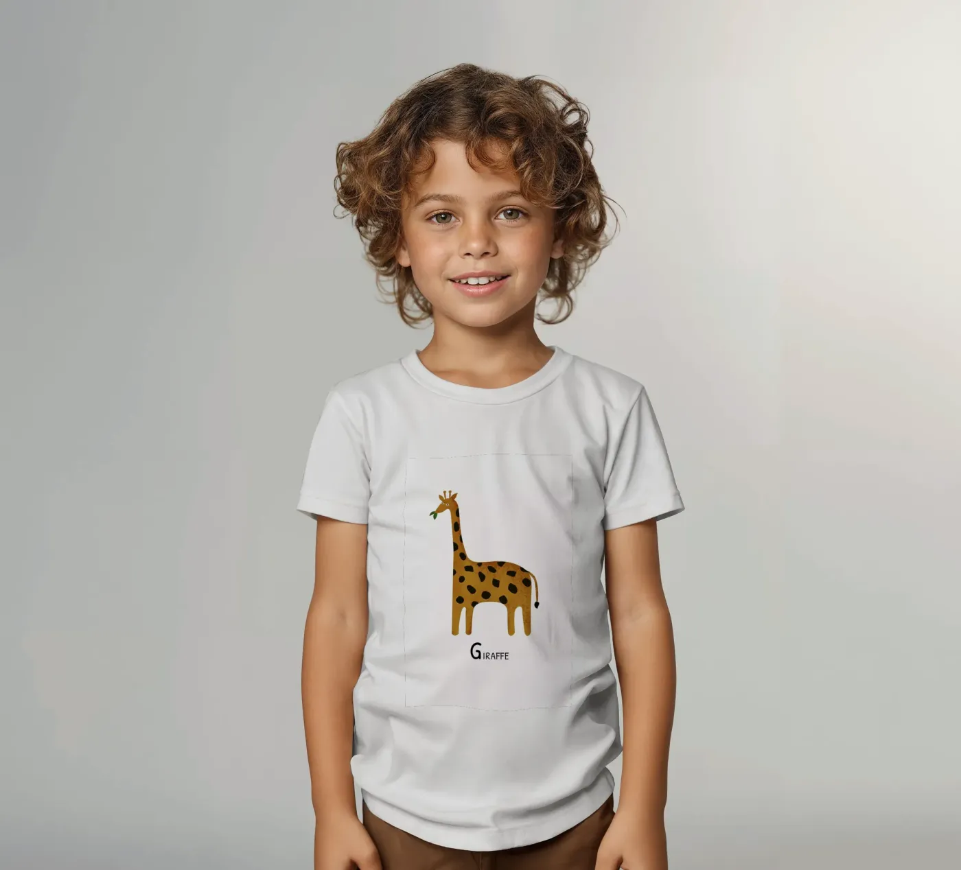 Giraffe t-shirt bambini da Little Flourishes