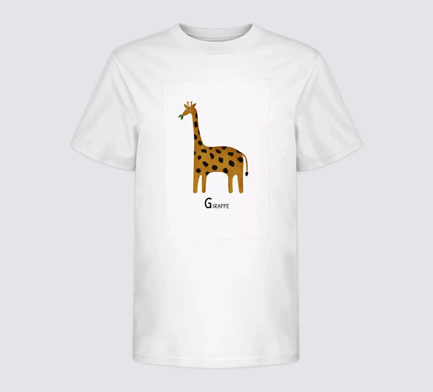 Giraffe kinder t-shirt van Little Flourishes