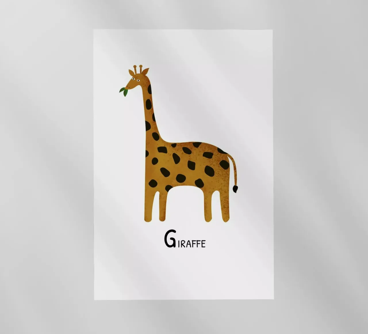 Giraffe pellicola backlit da Little Flourishes