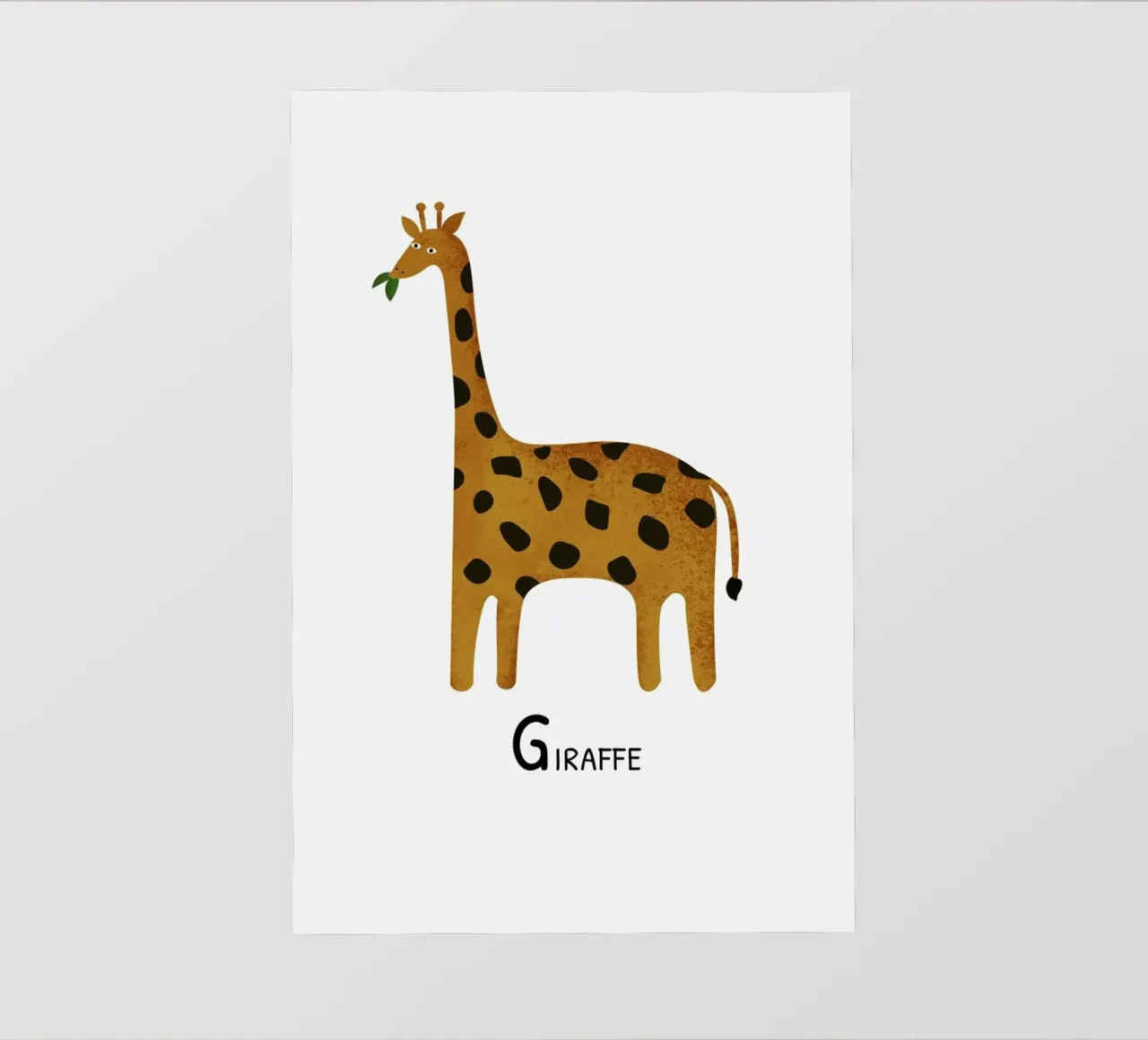 Giraffe pellicola backlit da Little Flourishes