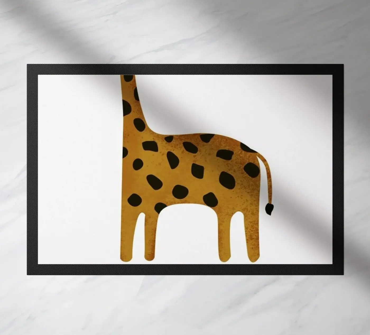 Giraffe doormat by Little Flourishes