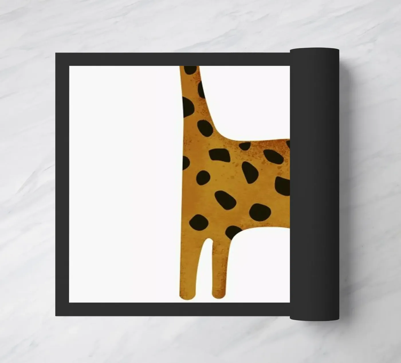 Giraffe doormat by Little Flourishes