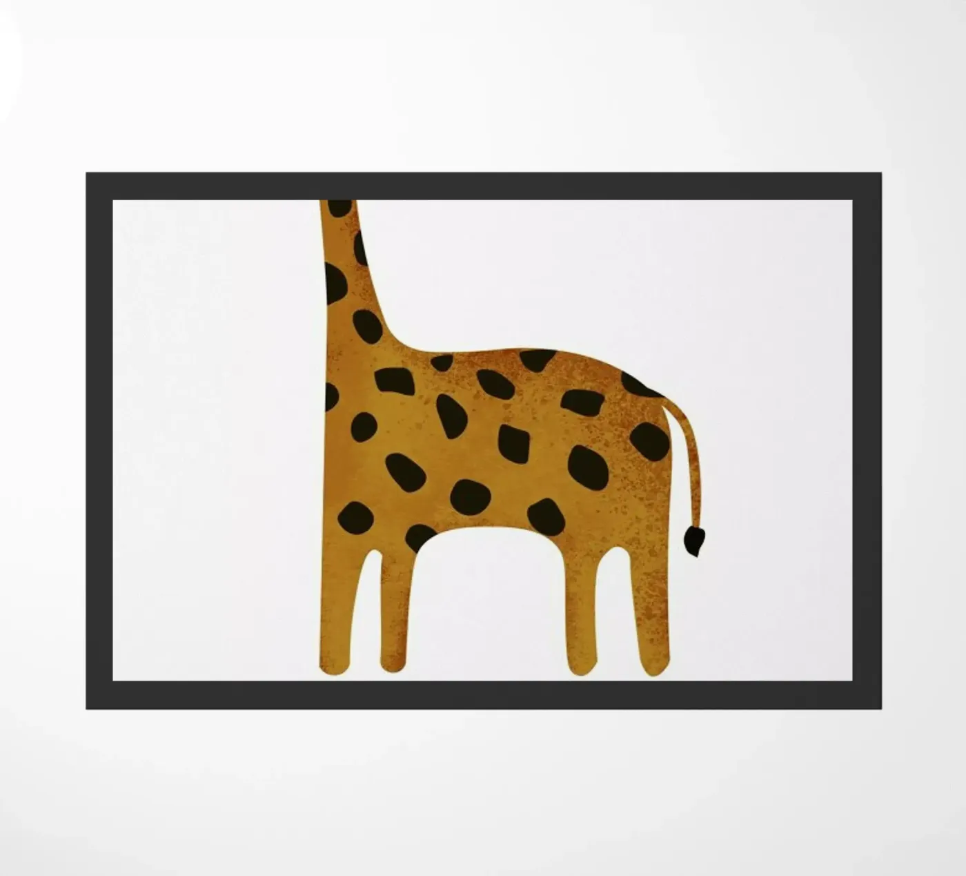 Giraffe deurmat van Little Flourishes