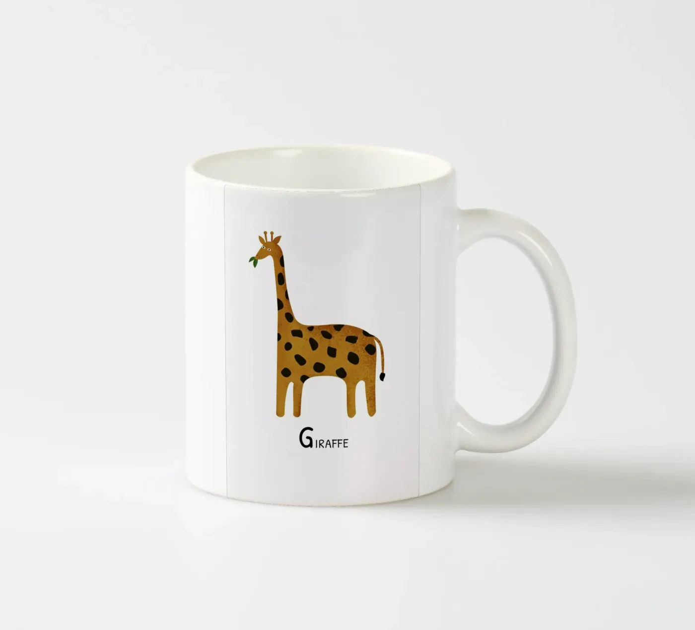 Giraffe ceramic mug by Little Flourishes