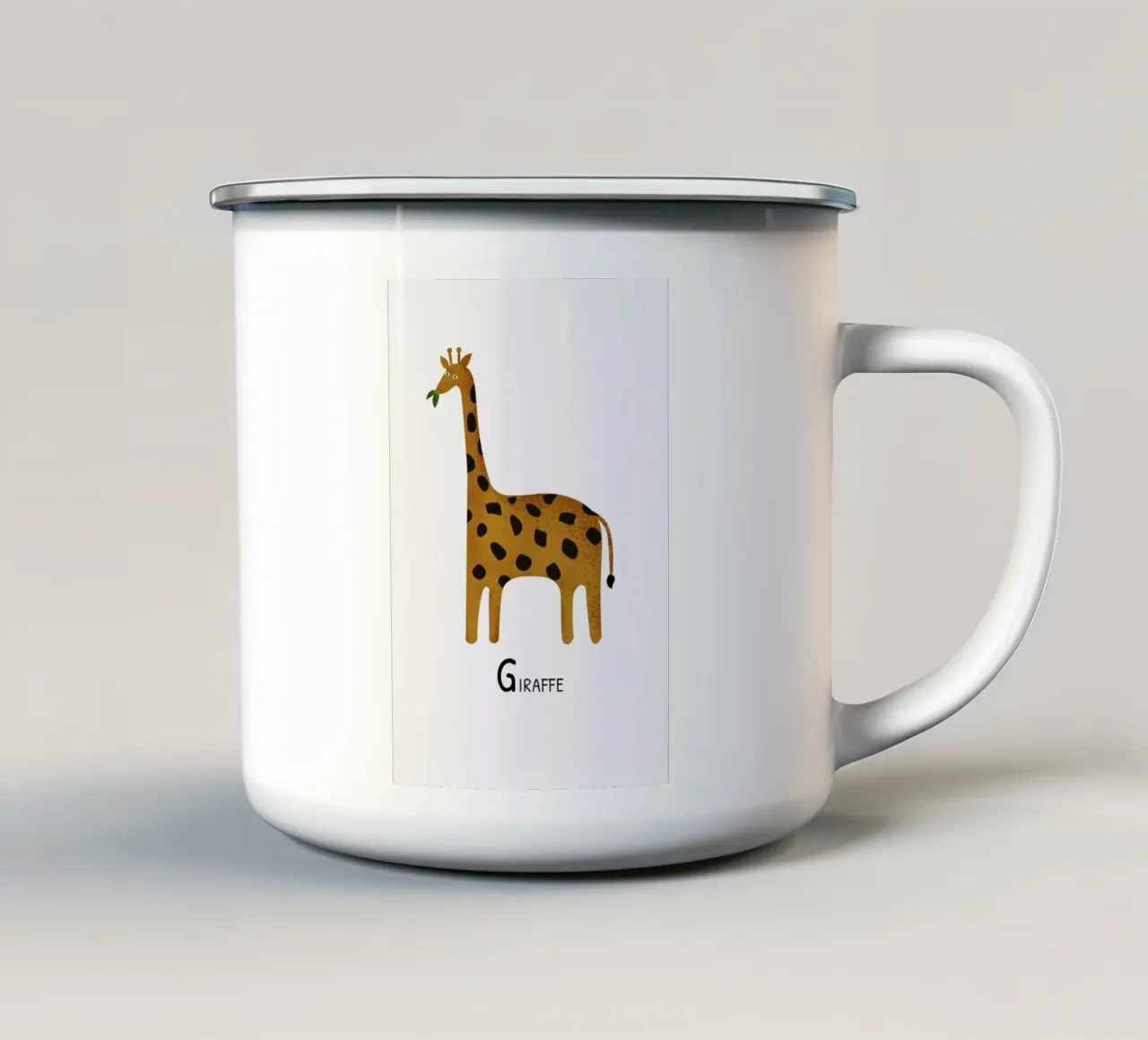 Giraffe tazza in smalto da Little Flourishes