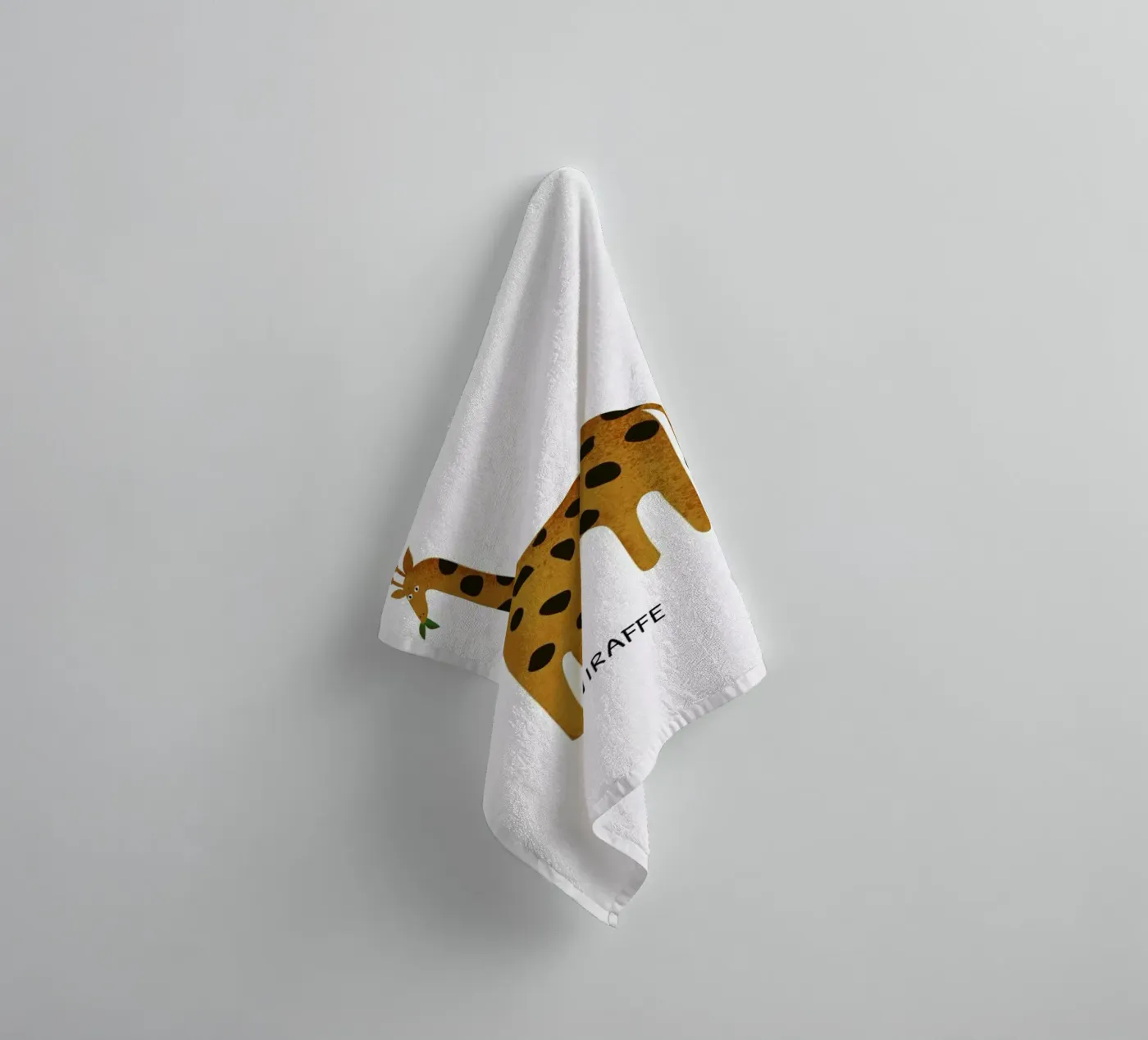 Giraffe badhanddoek van Little Flourishes