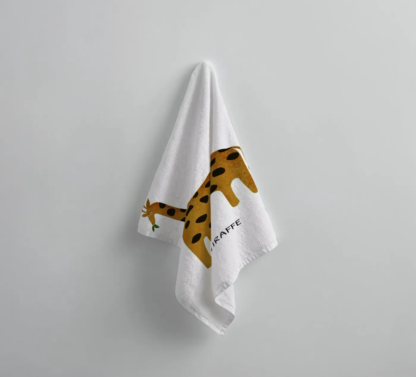 Giraffe badhanddoek van Little Flourishes