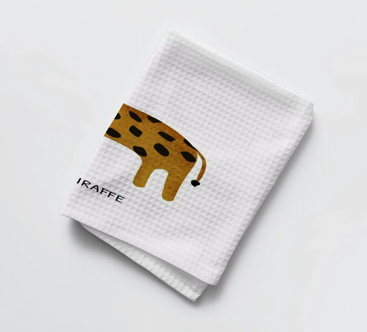 Giraffe canovaccio da cucina da Little Flourishes