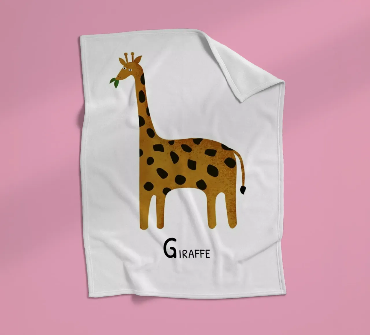 Giraffe Fleecedecke von Little Flourishes