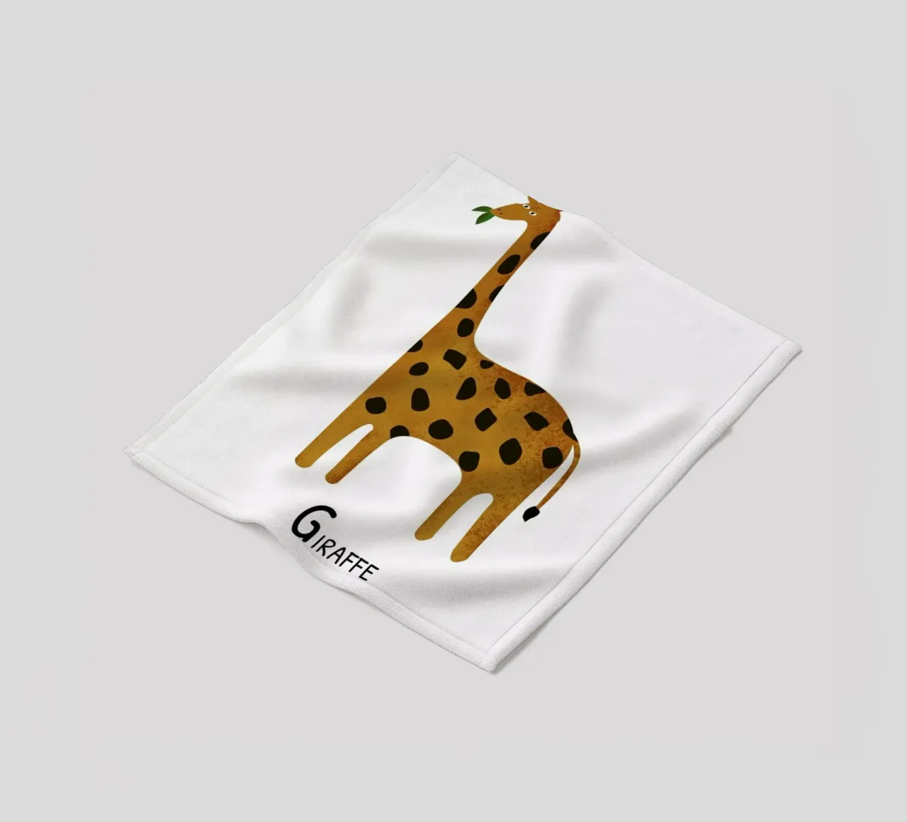 Giraffe Fleecedecke von Little Flourishes
