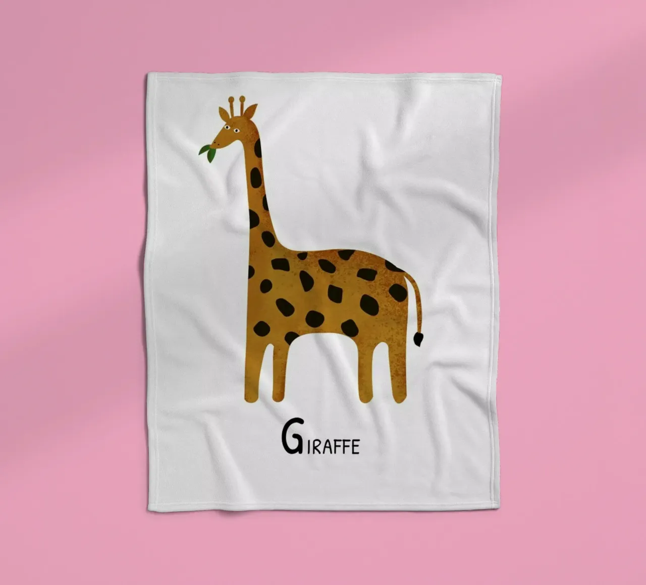 Giraffe Fleecedecke von Little Flourishes