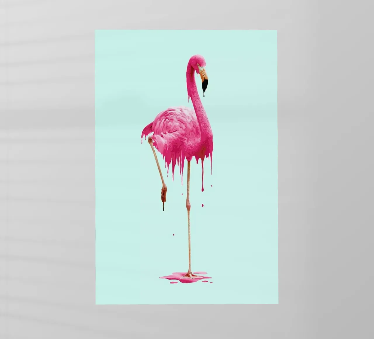 Melting Flamingo pellicola backlit da Jonas Loose