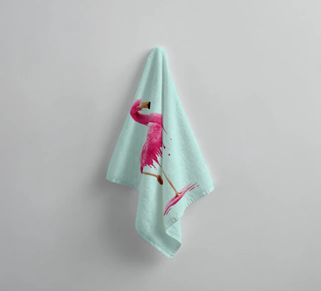 Melting Flamingo asciugamano da bagno da Jonas Loose