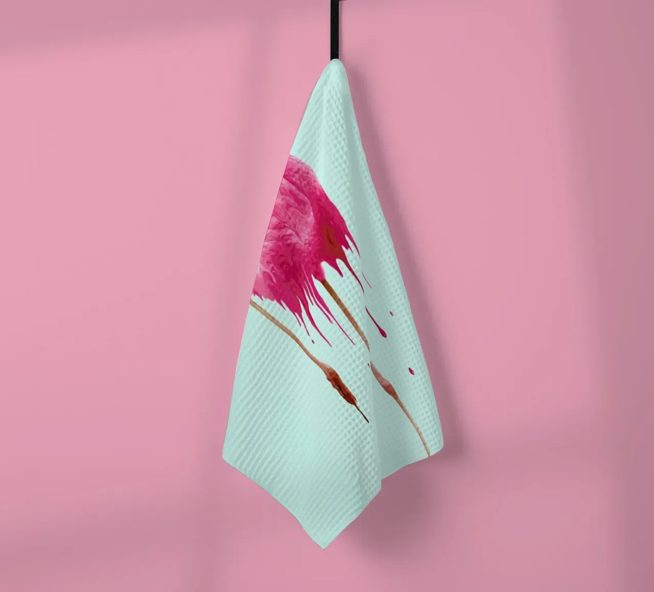 Melting Flamingo canovaccio da cucina da Jonas Loose