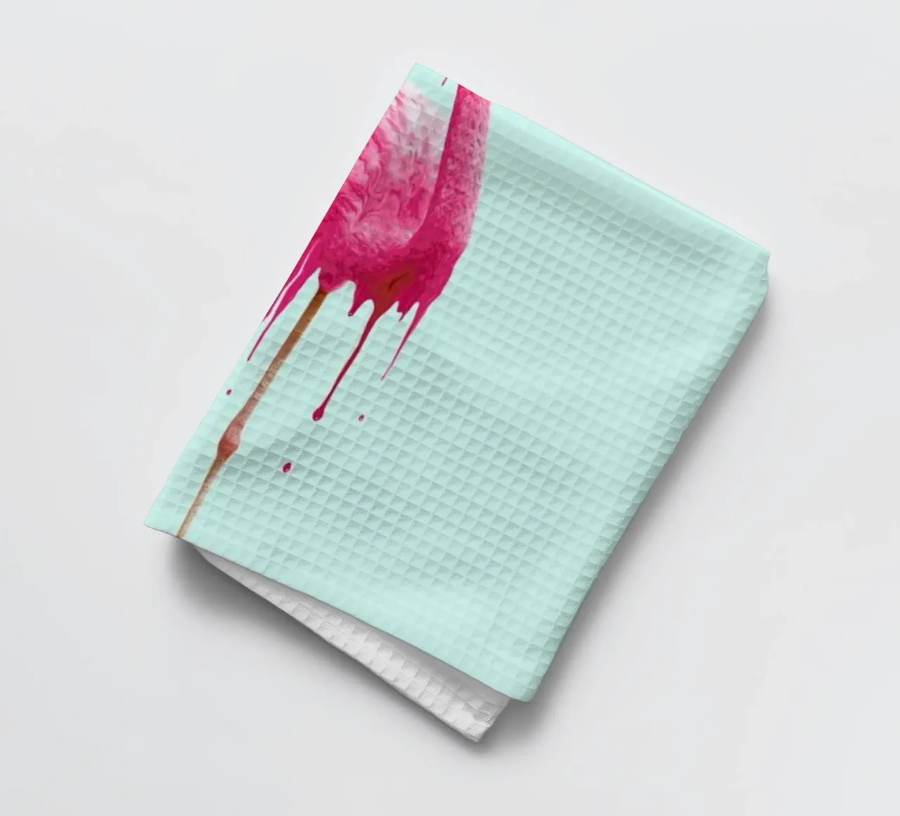 Melting Flamingo canovaccio da cucina da Jonas Loose