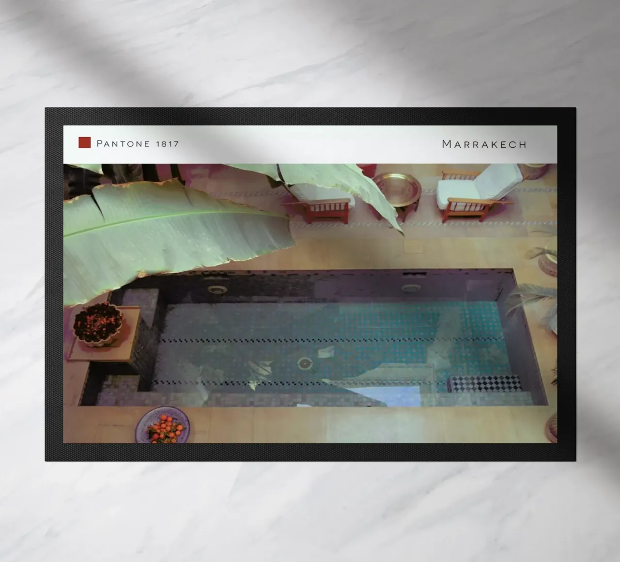 Marrakech doormat by In Full Color