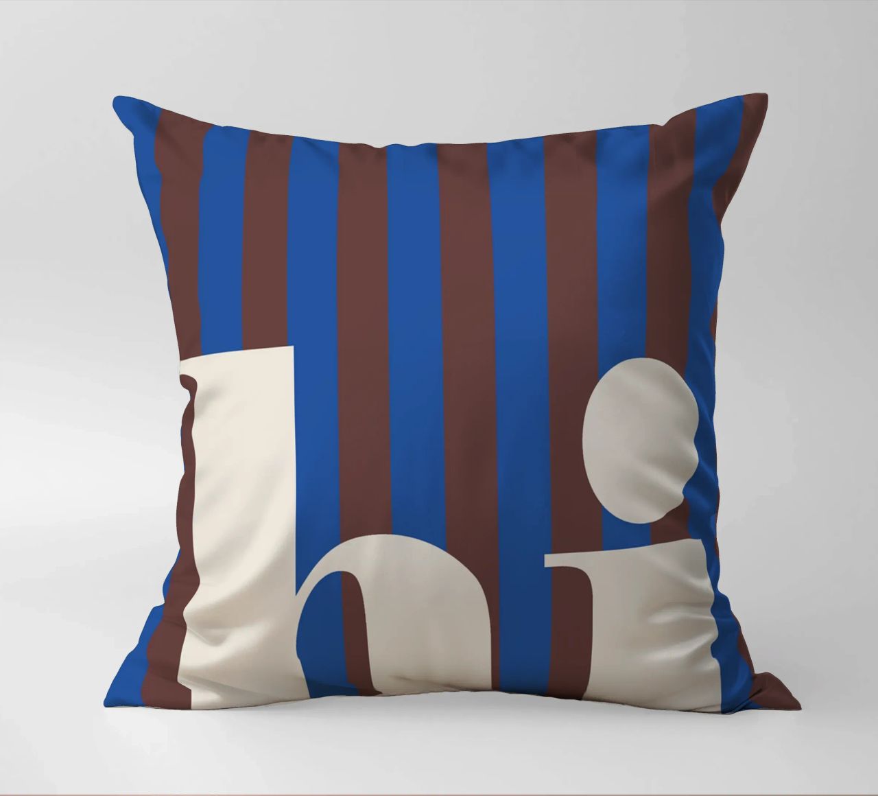Strisce di "Ciao" cuscino da HejYouDesign