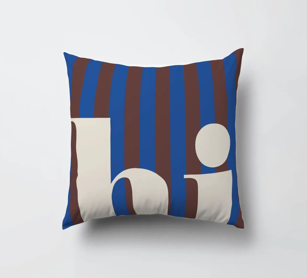 "Hola" rayas cojín de HejYouDesign