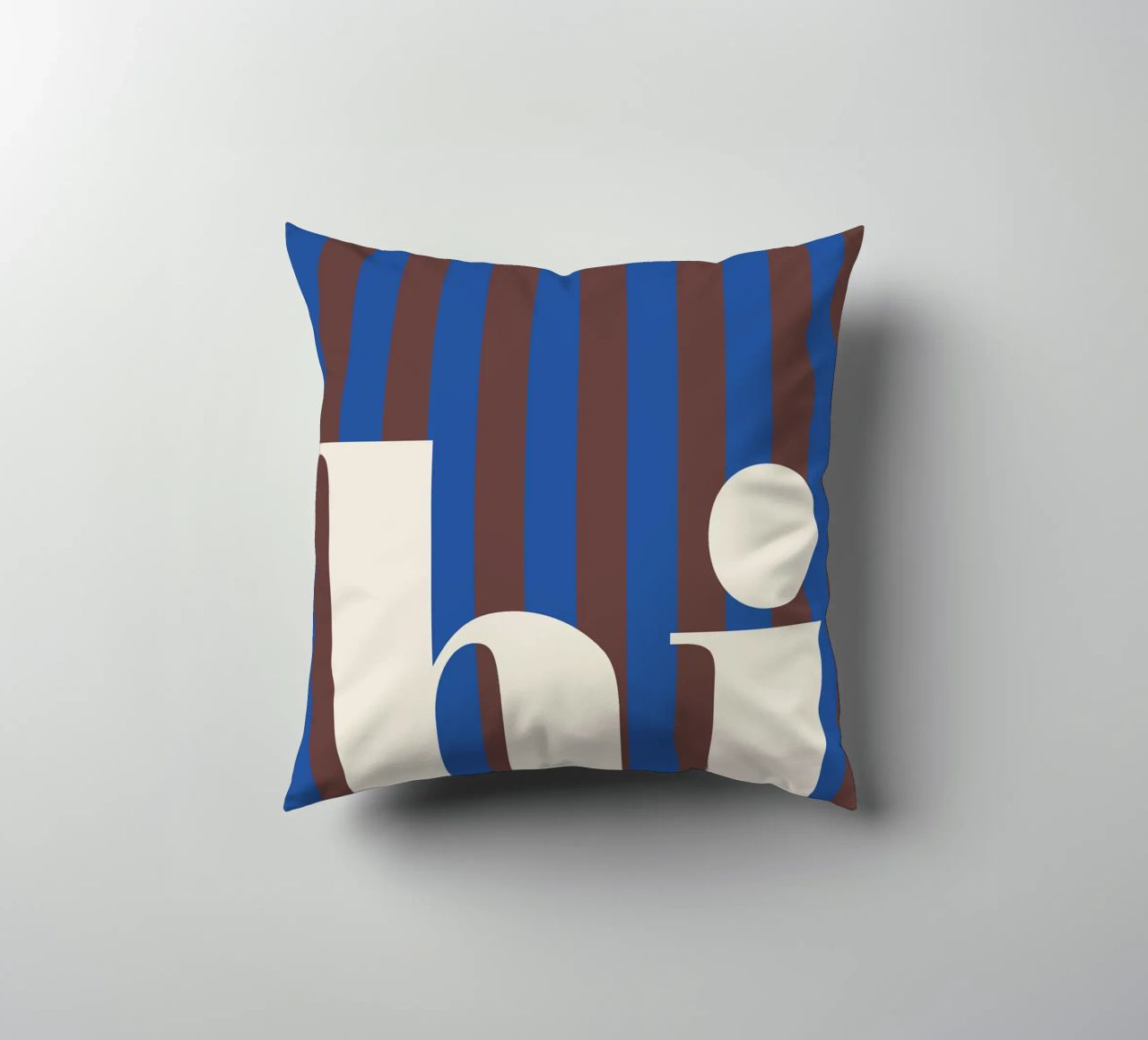 Strisce di "Ciao" cuscino da HejYouDesign