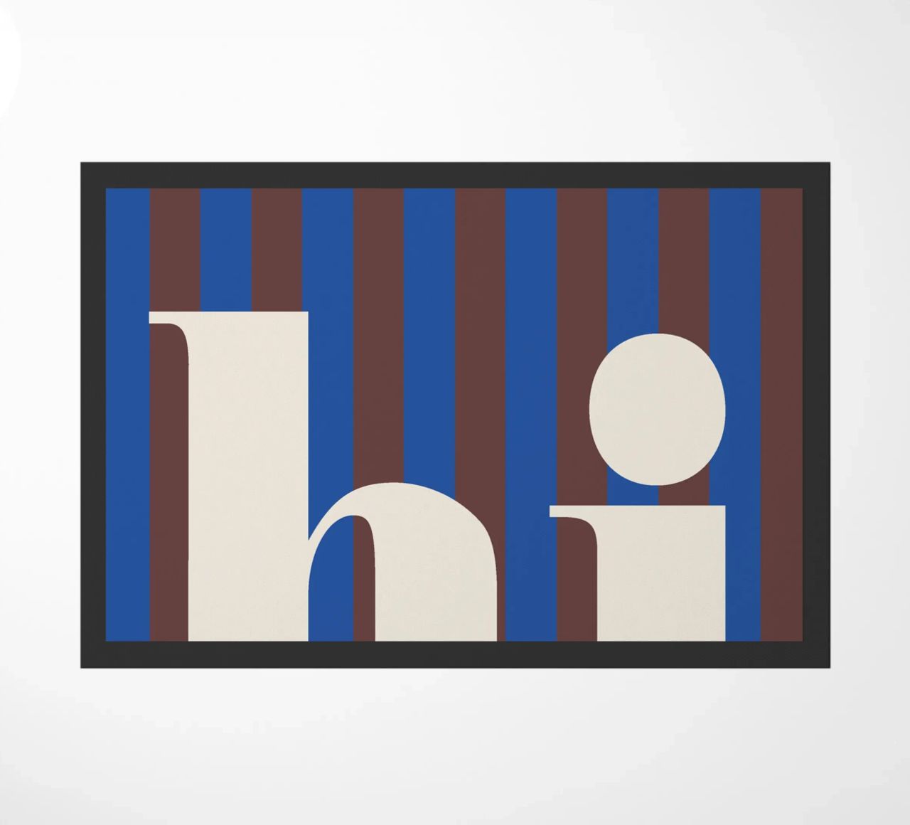 Strisce di "Ciao" zerbino da HejYouDesign