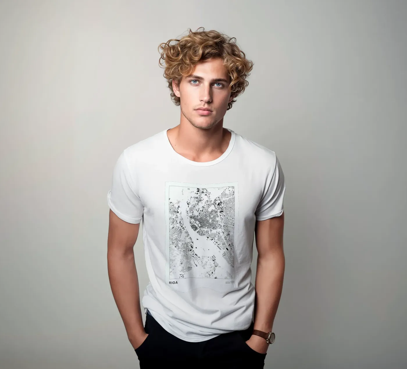 Riga t-shirt da The Cartography Collection