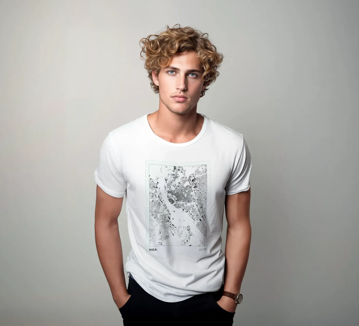 Riga t-shirt da The Cartography Collection