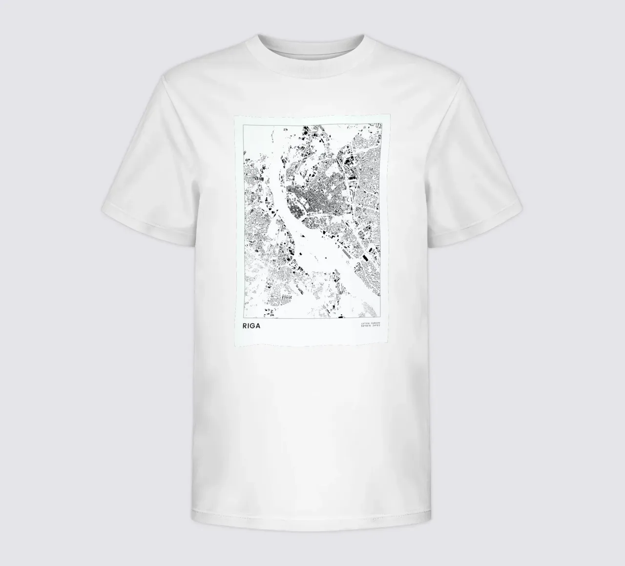 Riga t-shirt bambini da The Cartography Collection