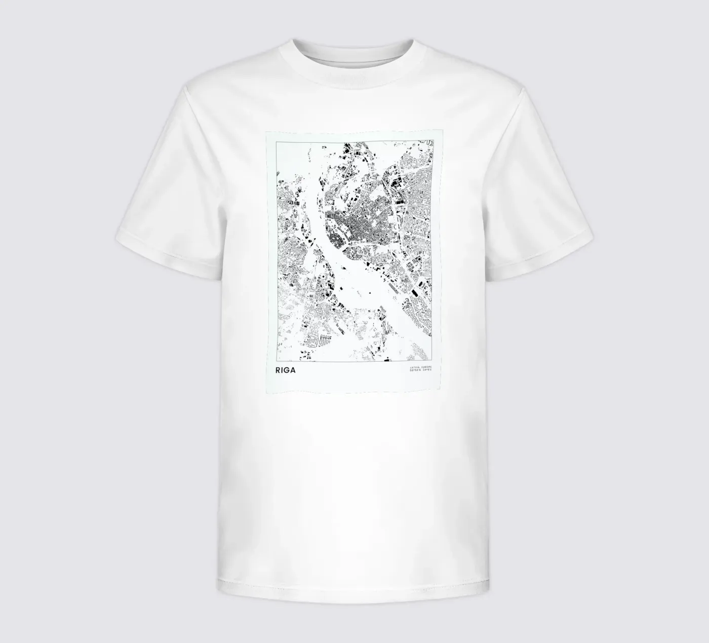 Riga t-shirt bambini da The Cartography Collection