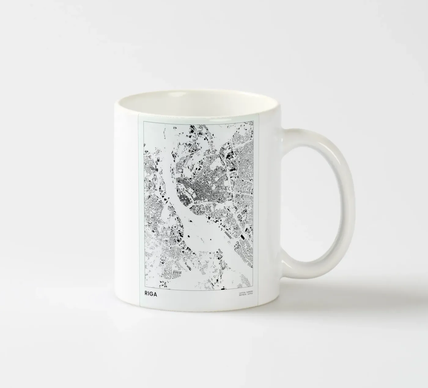 Riga keramische mok van The Cartography Collection
