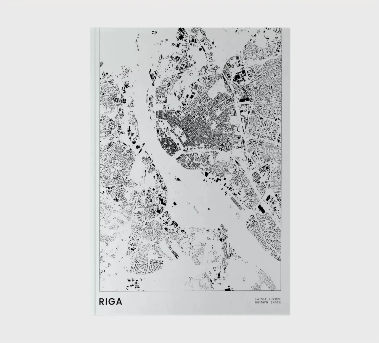 Riga notebook by The Cartography Collection