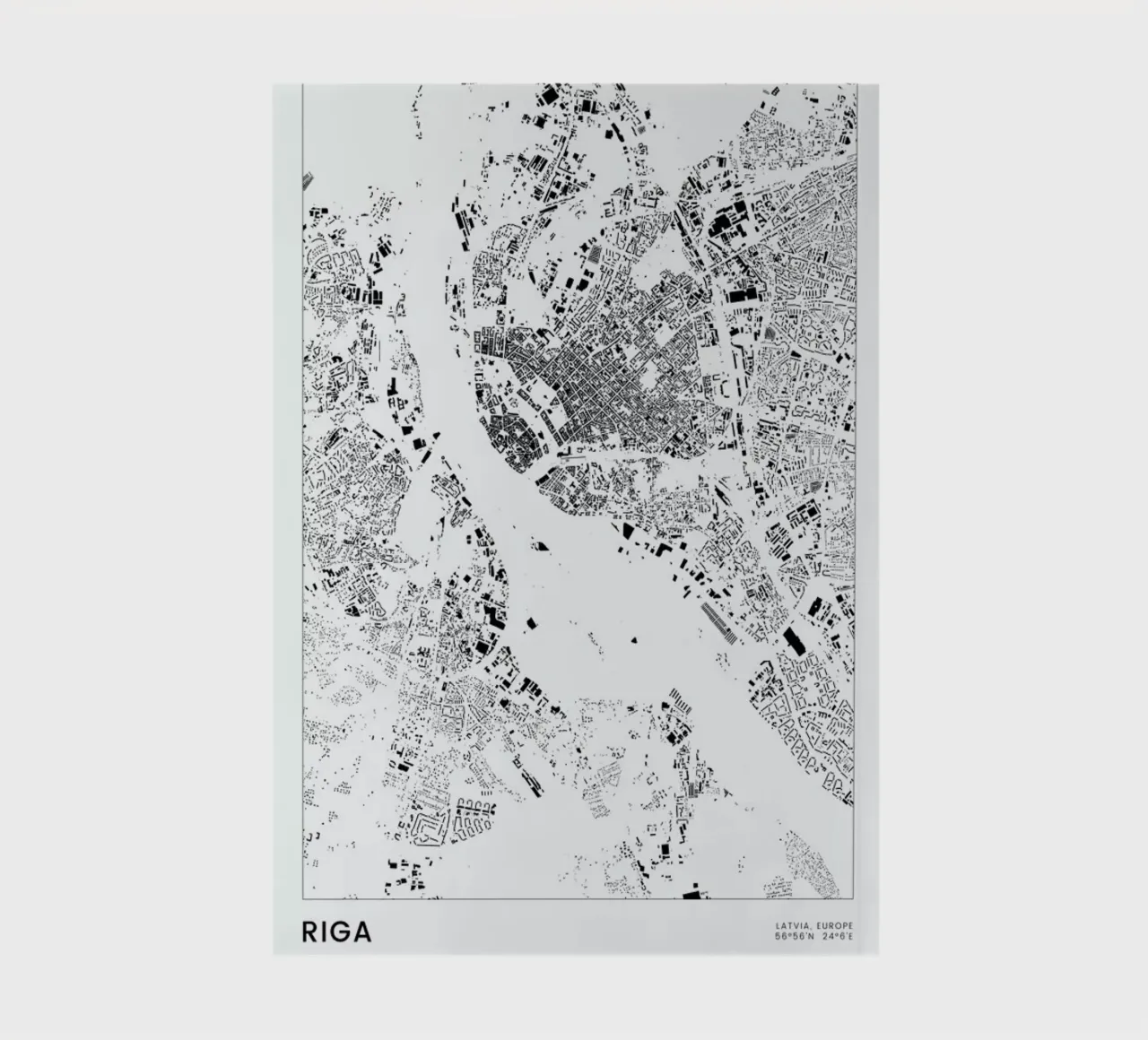 Riga notebook by The Cartography Collection