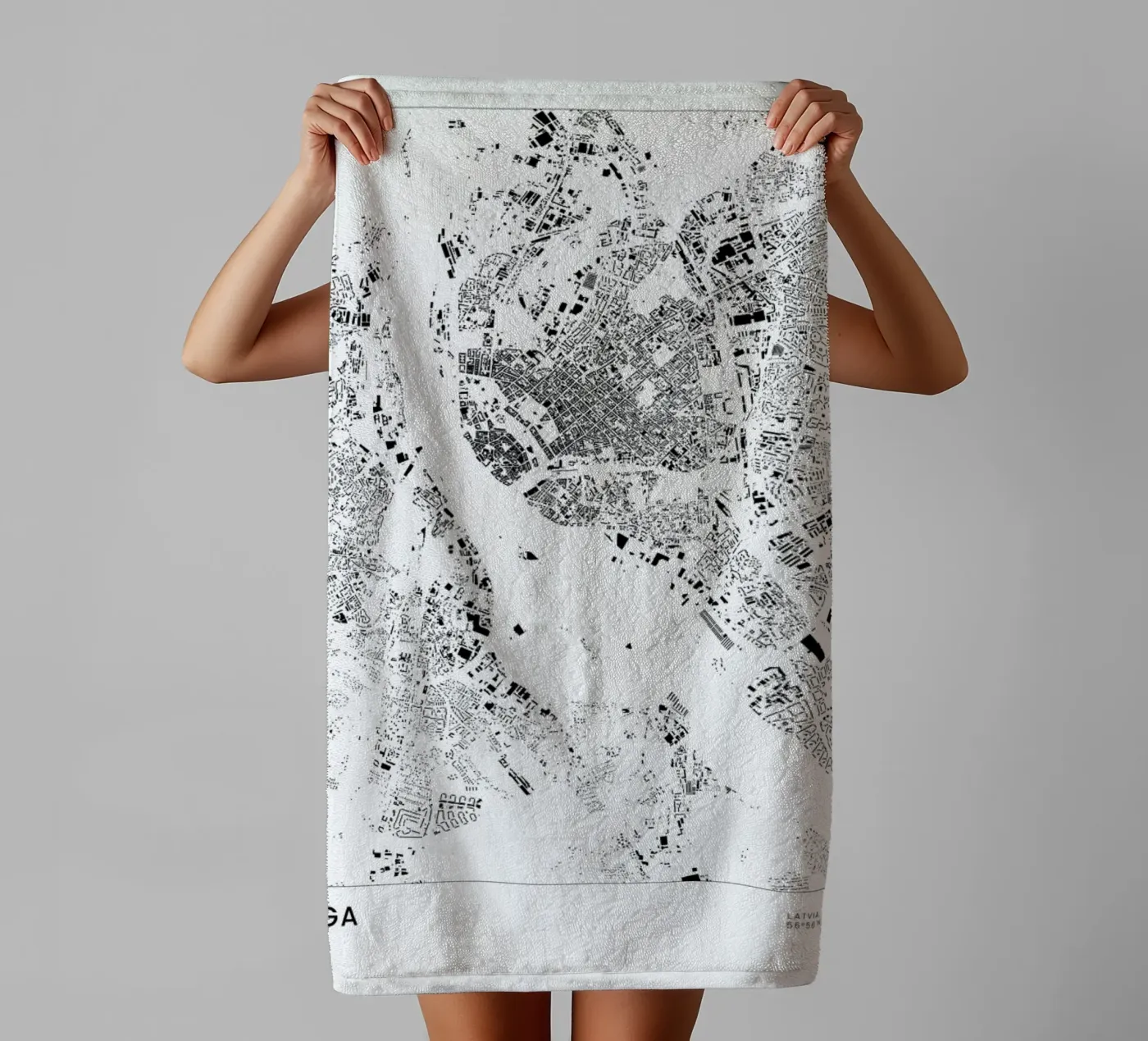 Riga Handtuch von The Cartography Collection